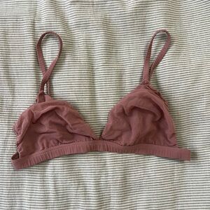 Skims Mesh Triangle Bralette